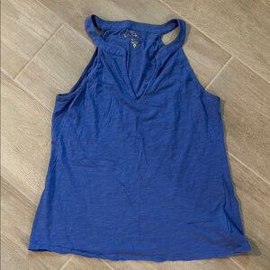 Blue Sleeveless Women's Top